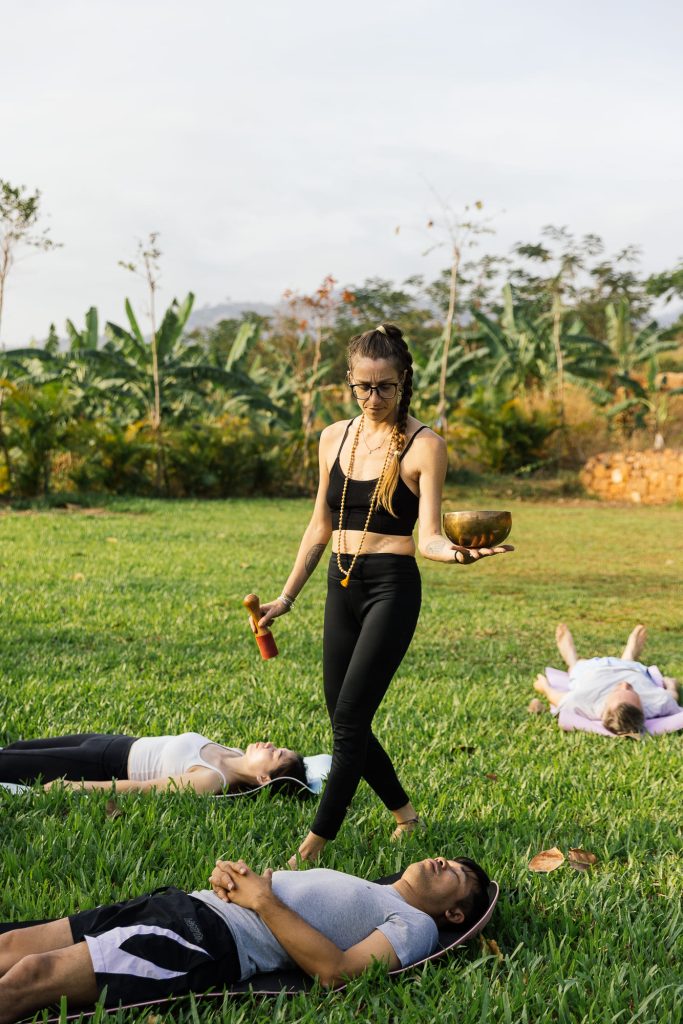 Expérience de sound healing à Amaya Kampot