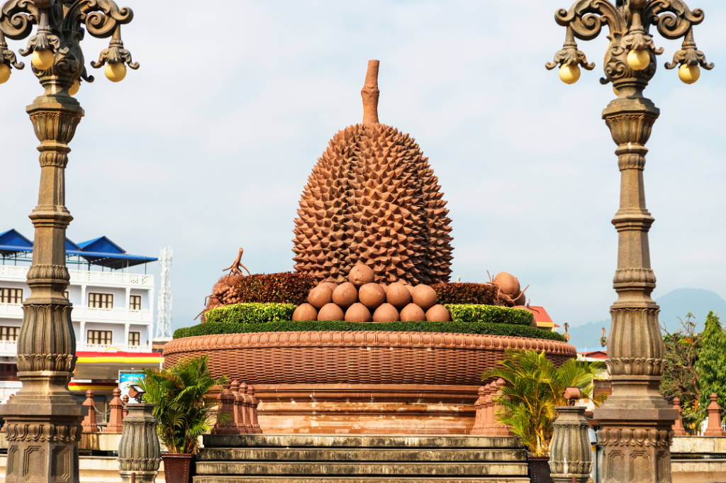 Kampot Durian Statue Roundabout