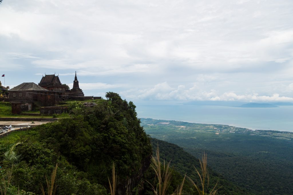 A view of Bokor temple